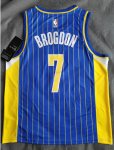 Maillot de Basket #7 Brogdon Indiana Pacers 2020-21 city Bleu Imprimé